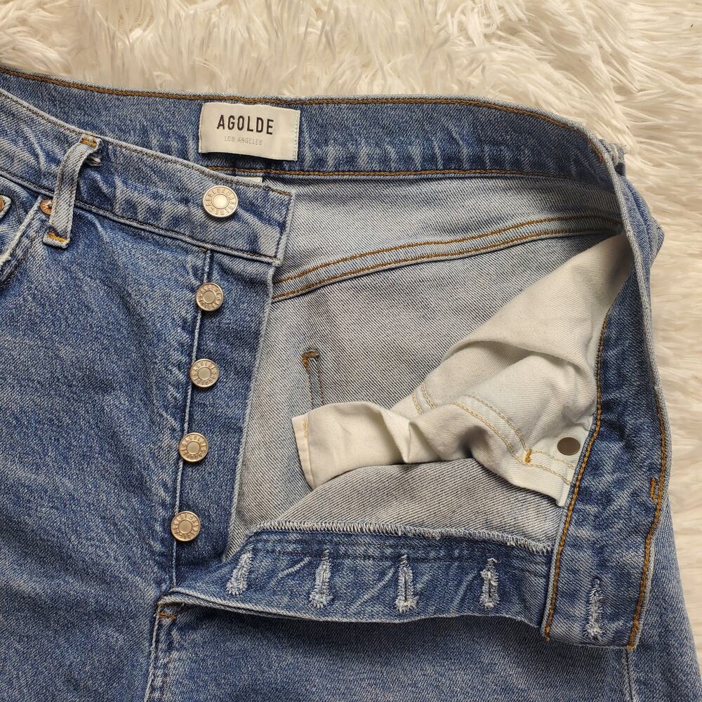 Agolde Riley Straight Crop Jeans 28 / 6 - Picture 6 of 8